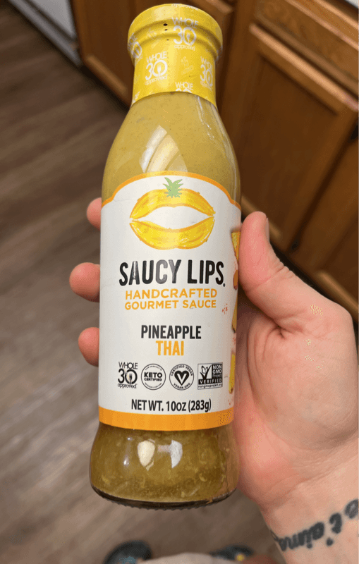 Saucy Lips Pineapple Thai Handcrafted Gourmet Sauce