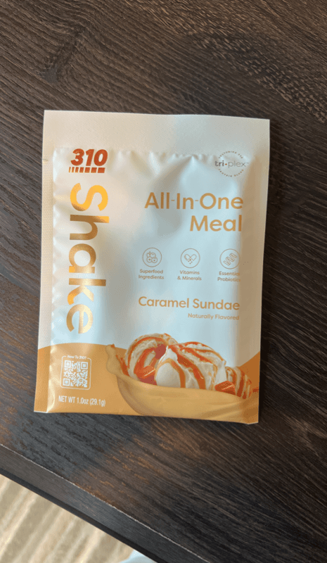 310 Nutrition All-In-One Meal Shake Caramel Sundae