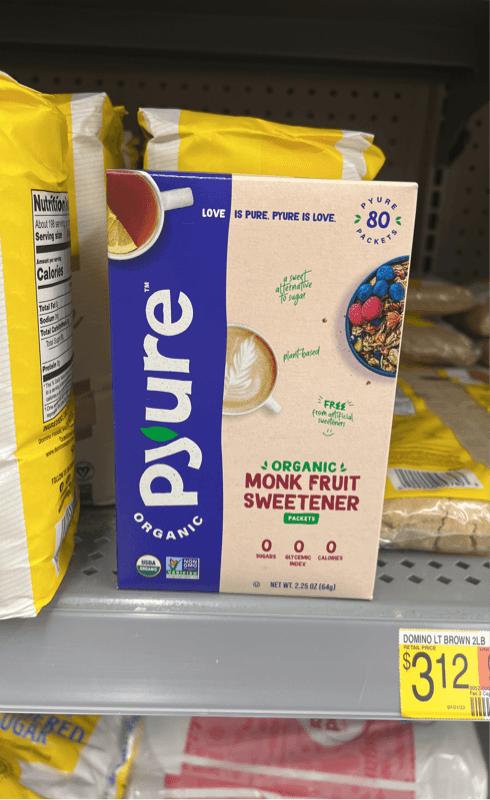 Pyure Organic Monk Fruit Sweetener