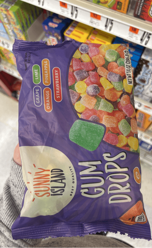 Sunny Island Gum Drops Gummy Candy