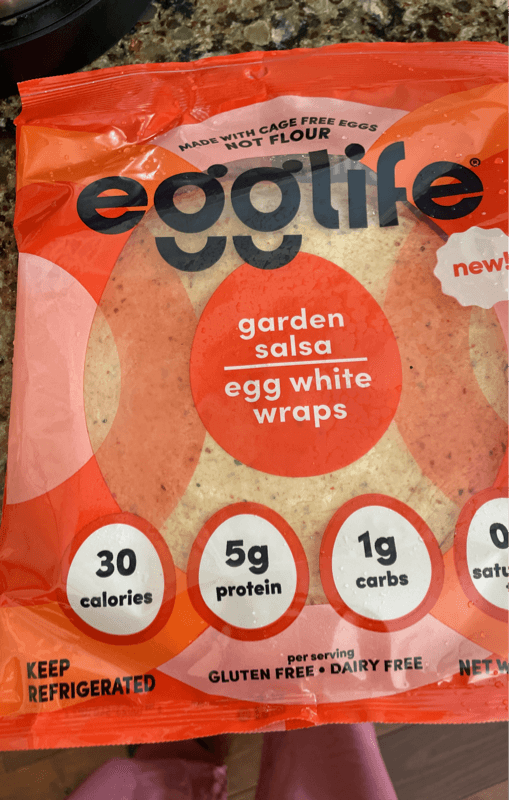 Egglife Garden Salsa Egg White Wraps