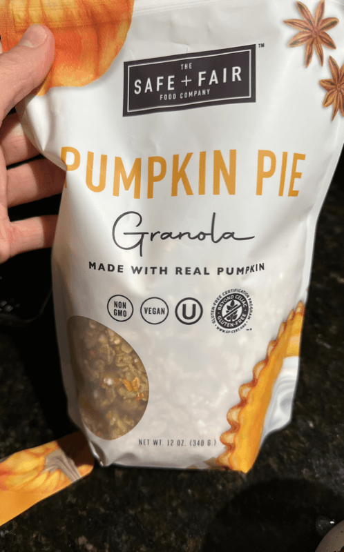 The Safe + Fair Food Company Granola Pumpkin Pie