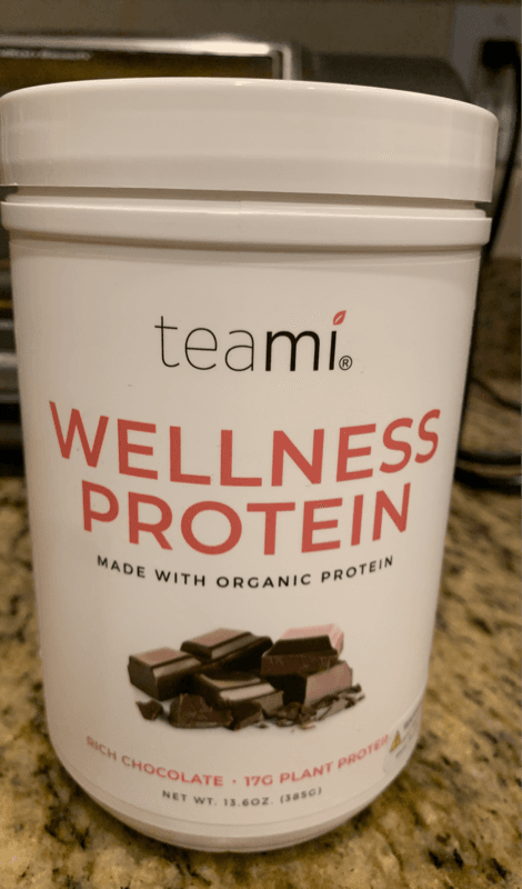 Teami Wellness Protein Made With Organic Protein Rich Chocolate Flavored