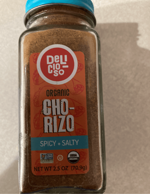 Delicioso Spicy + Salty Organic Chorizo Seasoning