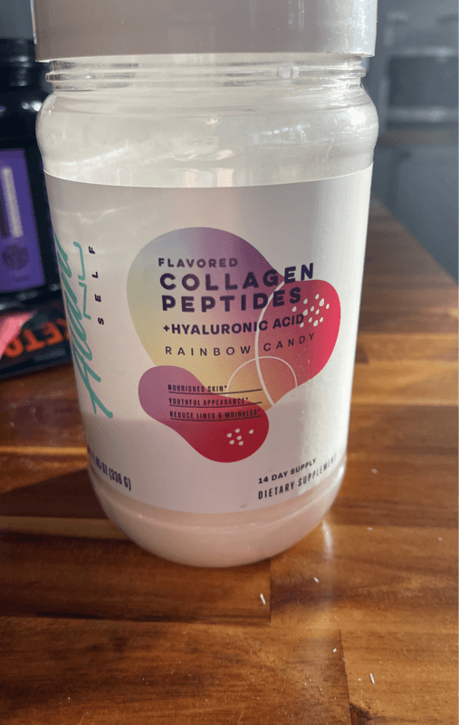 Alani Nu Self Rainbow Candy Flavored Collagen Peptides + Hyaluronic Acid