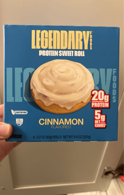 Legendary Foods Protein Sweet Roll Cinnamon Flavored