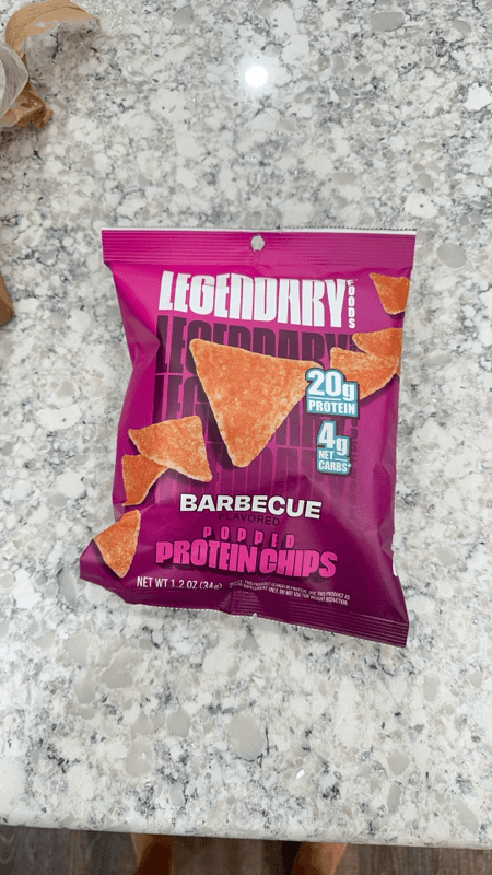 Legendary Foods Barbecue Flavored Popped Protein Chips