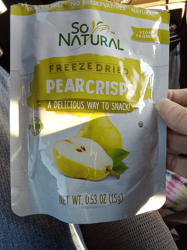 So Natural Freeze Dried Pear Crisps