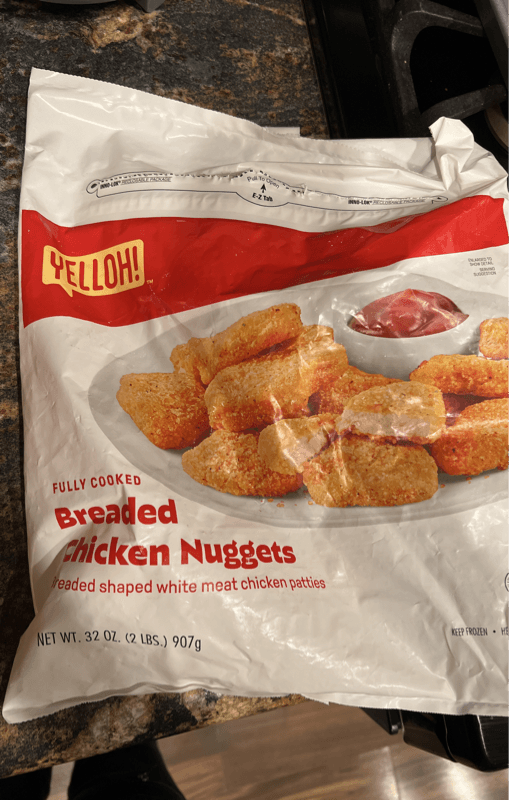 Yelloh Fully Cooked Breaded Chicken Nuggets