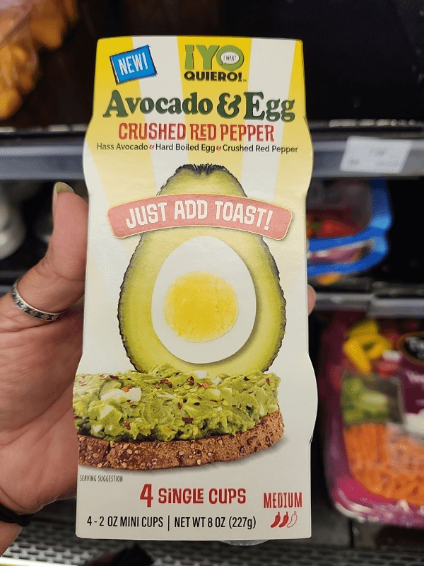 Iyo Quiero! Avocado & Egg Crushed Red Pepper