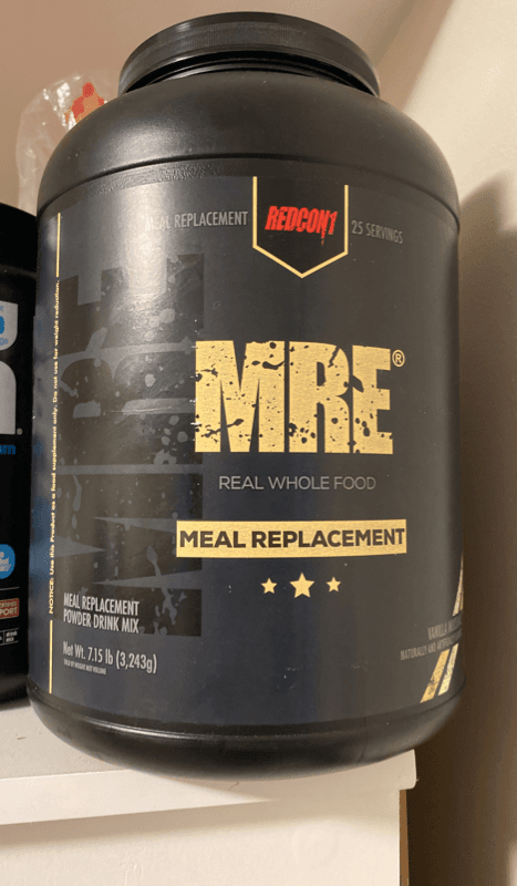 Redcon1 Mre Meal Replacement Powder Drink Mix Vanilla Milkshake