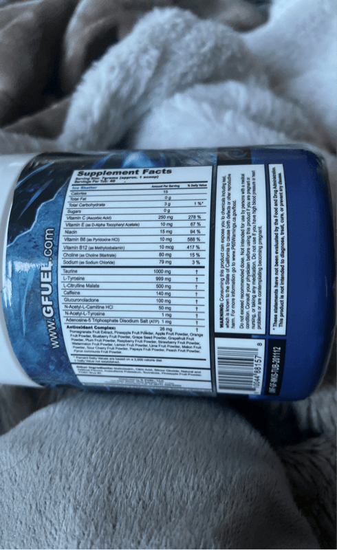 G Fuel Mortal Kombat 11 Sub Zero Ice Shatter Energy Formula