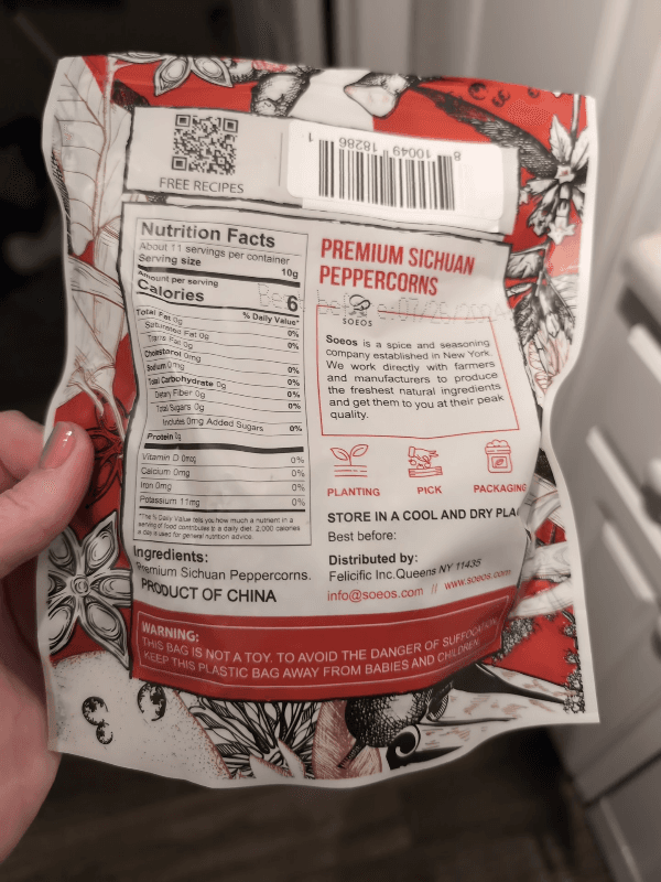 Soeos Premium Szechuan Peppercorns