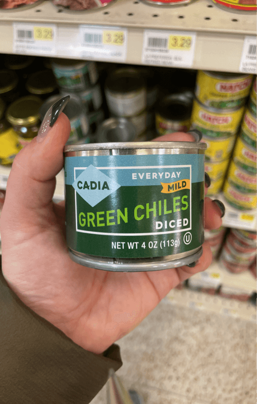 Cadia Diced Green Chiles Mild