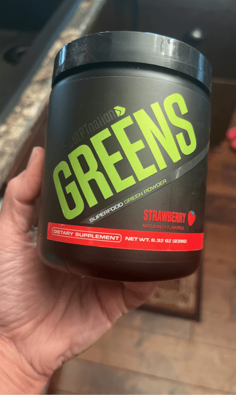 Sculptnation Strawberry Flavor Greens Superfood Powder