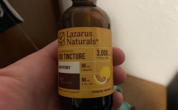 Lazarus Naturals Full Spectrum Cbd Tincture