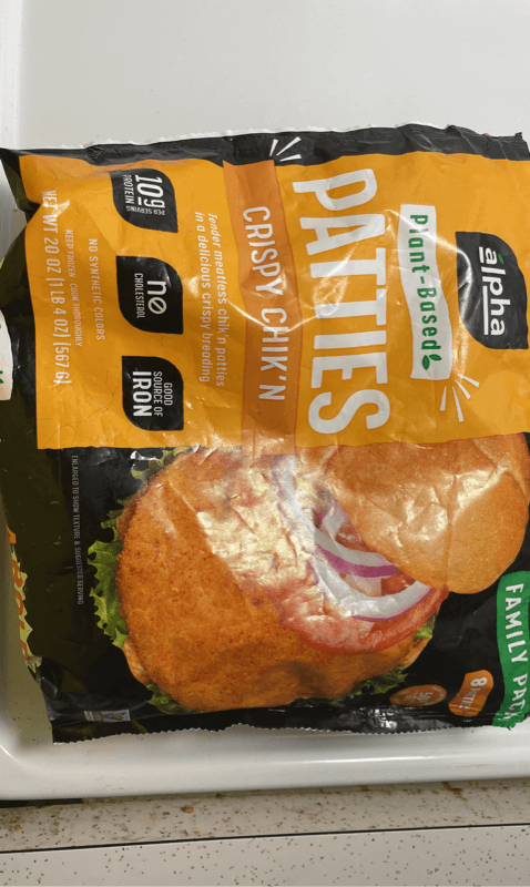 Alpha Plant Based Patties Crispy Chik’N