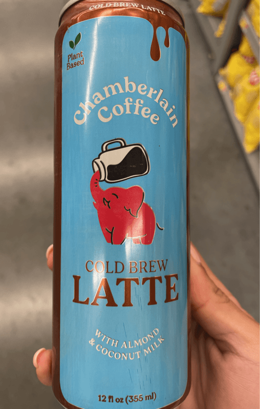 Chamberlain Coffee Plant Based Cold Brew Latte With Almond & Coconut Milk