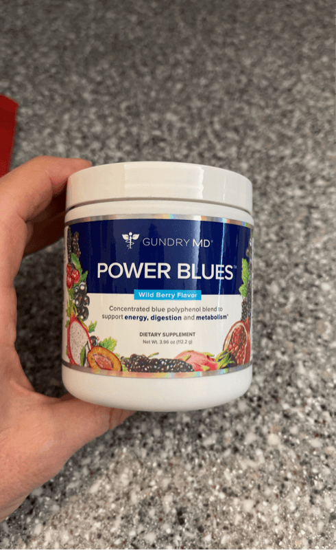 Gundry Md Power Blues Wild Berry Flavor Dietary Supplement