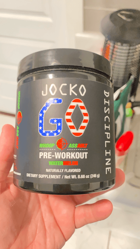 Jocko Go Whoop Assault Pre-Workout Powder Watermelon