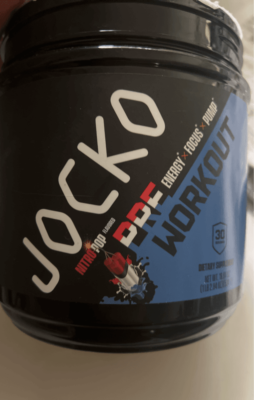 Jocko Pre-Workout Nitro Pop Flavored