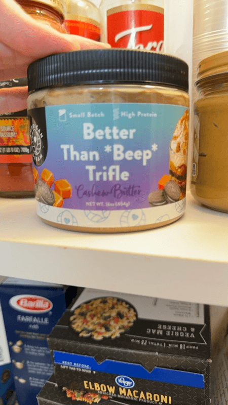 American Dream Better Than *Beep* Trifle Cashew Butter Spread