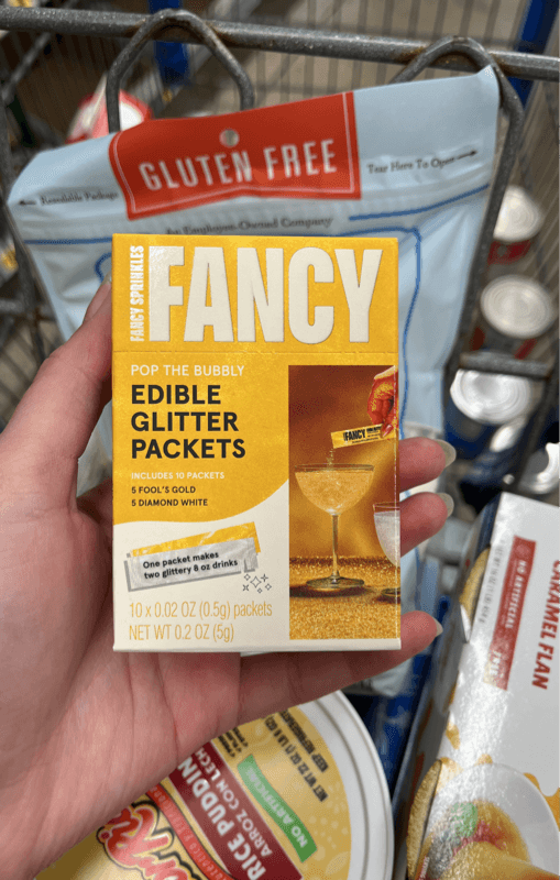 Fancy Sprinkles Pop The Bubbly Edible Glitter