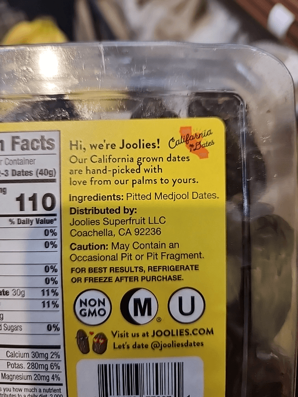 Joolies Whole Medjool Dates