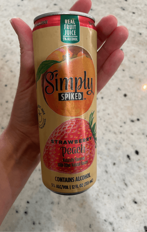 Simply Spiked Strawberry Peach