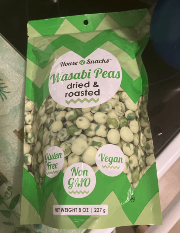 House Of Snacks Dried & Roasted Wasabi Peas