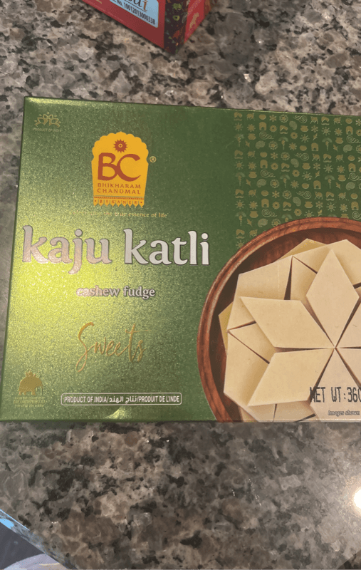 Bhikharam Chandmal Kaju Katli Cashew Fudge