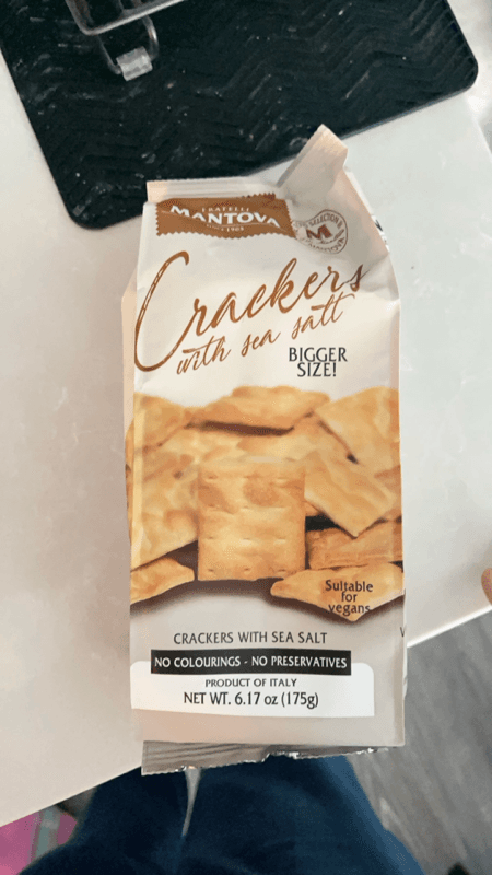 Mantova Crackers With Sea Salt