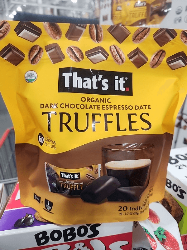 That'S It Organic Dark Chocolate Espresso Date Truffles