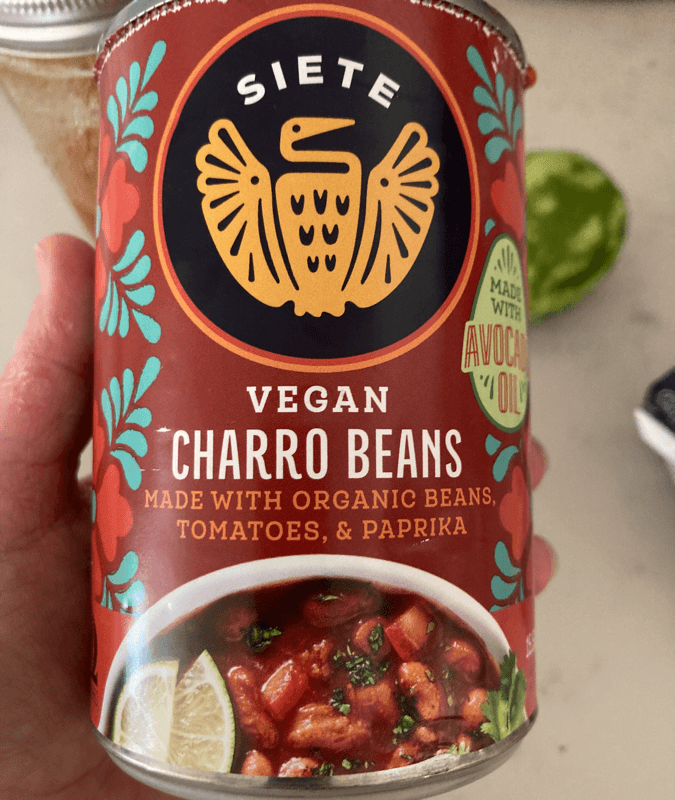 Siete Vegan Charro Beans Made With Organic Beans, Tomatoes, & Paprika Made With Avocado Oil
