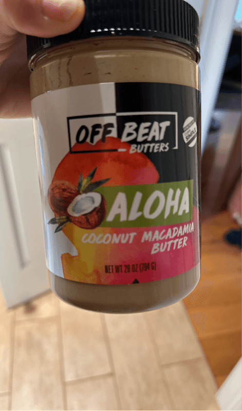 Off Beat Butters Aloha Coconut Macadamia Butter