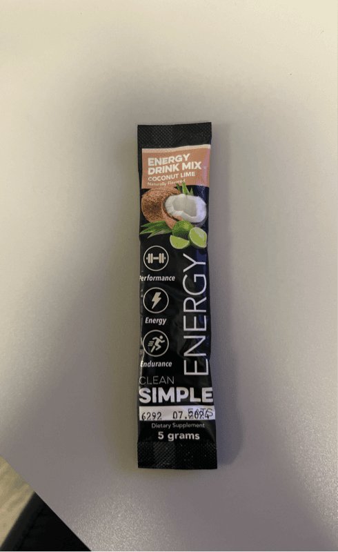 Clean Simple Coconut Lime Energy Drink Mix