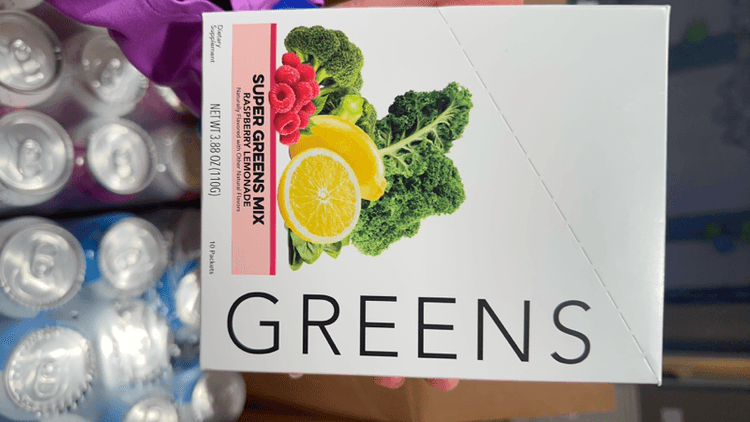 Greens Super Greens Mix Raspberry Lemonade