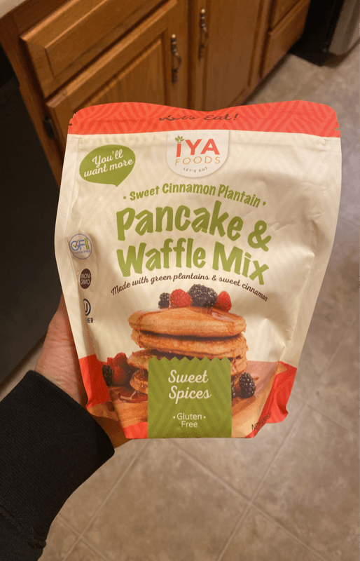 Iya Foods Sweet Cinnamon Plantain Pancake & Waffle Mix