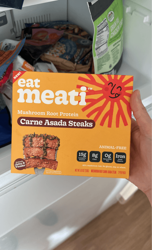 Eat Meati Mushroom Root Protein Carne Asada Steaks