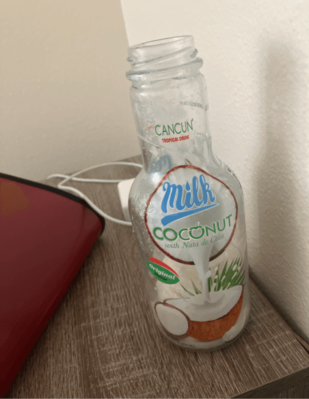 Cancun Milk Coconut With Nata De Coco Tropical Drink