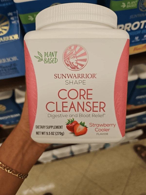 Sunwarrior Shape Strawberry Cooler Flavor Core Cleanser