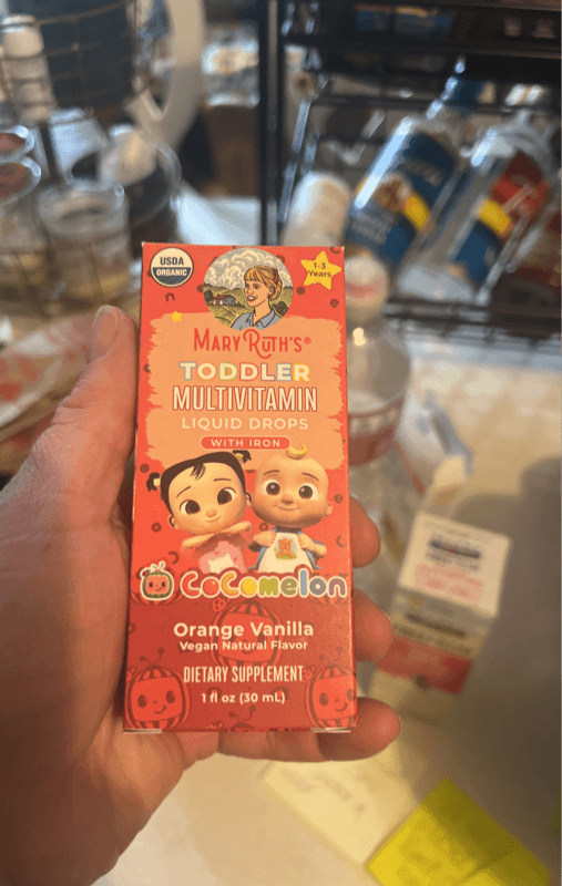 Mary Ruth'S Orange Vanilla Cocomelon Toddler 1-3 Years Multivitamin Drops