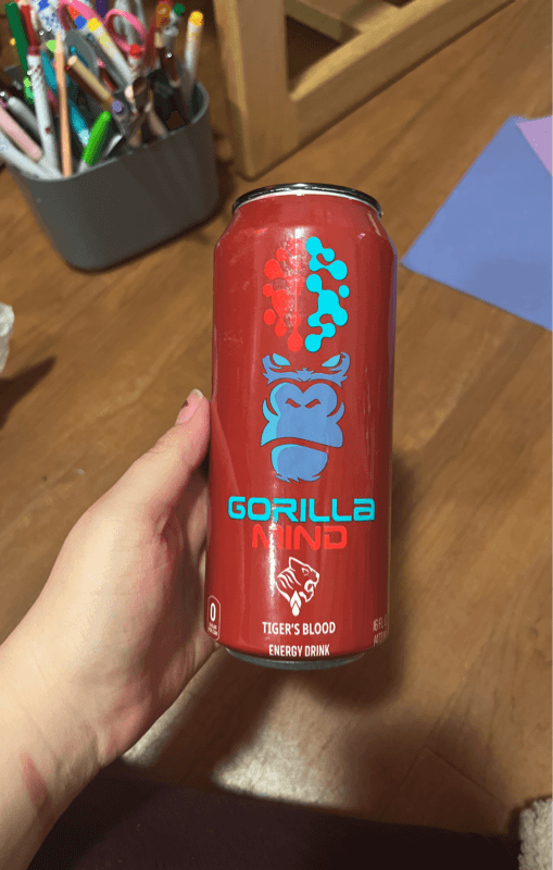 Gorilla Mind Tiger'S Blood Energy Drink