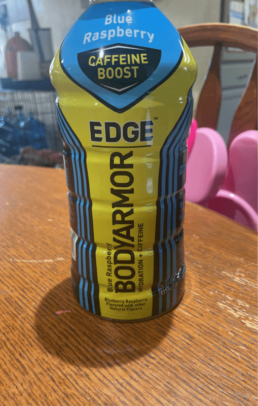 Bodyarmor Edge Caffeine Boost Blue Raspberry Sports Drink