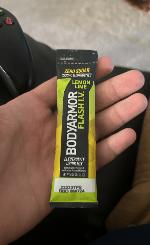 Bodyarmor Flash I.V. Lemon Lime Electrolyte Drink Mix