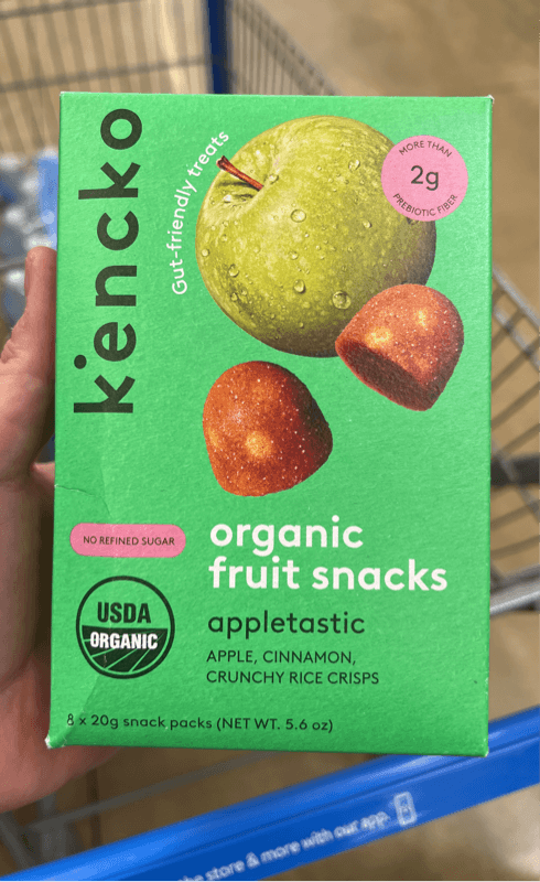 Kencko Organic Fruit Snack Appletastic