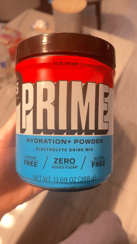 Prime Hydration+ Powder Electrolyte Drink Mix Ice Pop