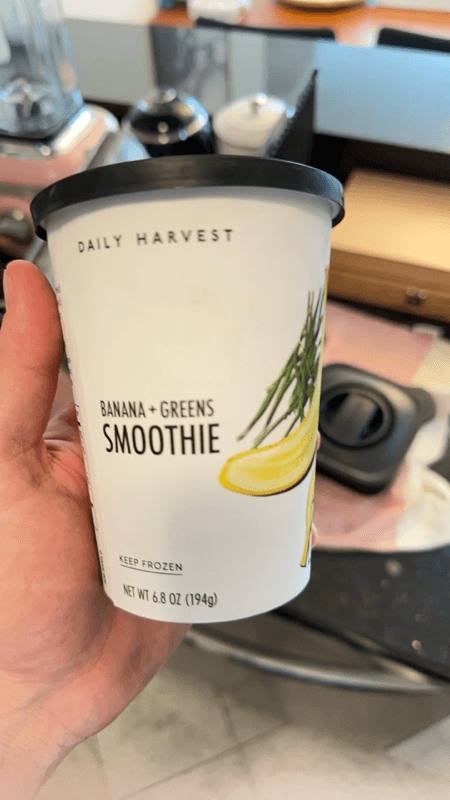 Daily Harvest Banana + Greens Smoothie