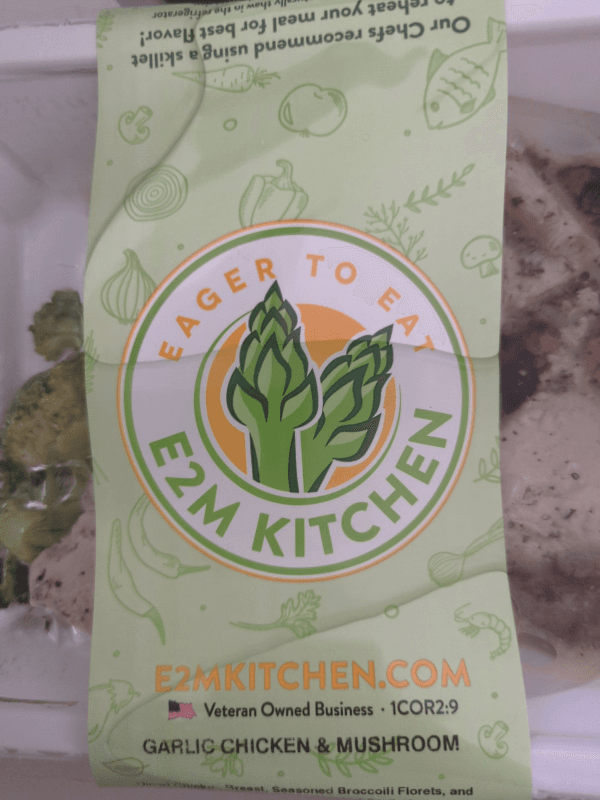 Eager To Eat E2M Kitchen Garlic Chicken & Mushroom