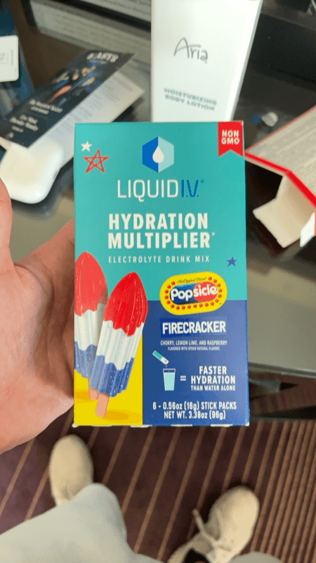 Liquid I.V. Hydration Multiplier Electrolyte Drink Mix Popsocle Firecracker